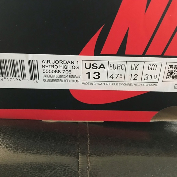 New🔥Jordan 1 Retro High OG BROTHERHOOD. Size 13 mens - Picture 9 of 12